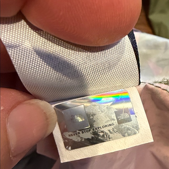 The North Face Girls Stowaway Windbreaker Jacket L 14/16 Pink Floral - Picture 12 of 16